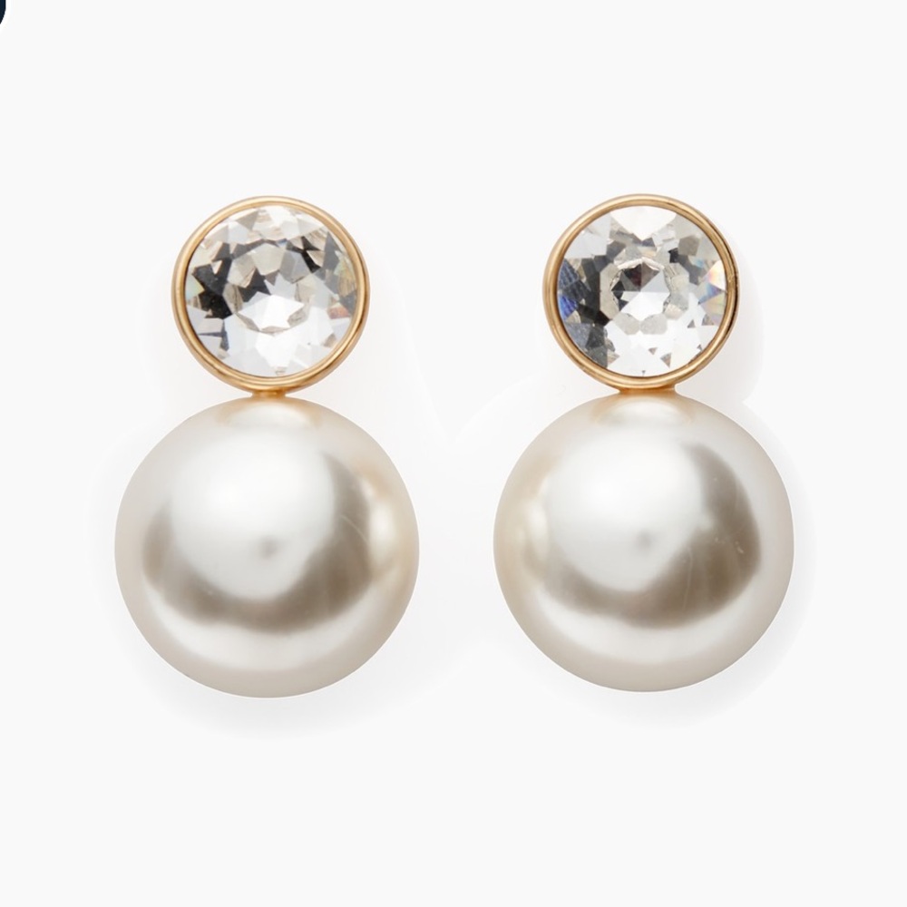 Carolina Herrera Pearl Drop Earrings